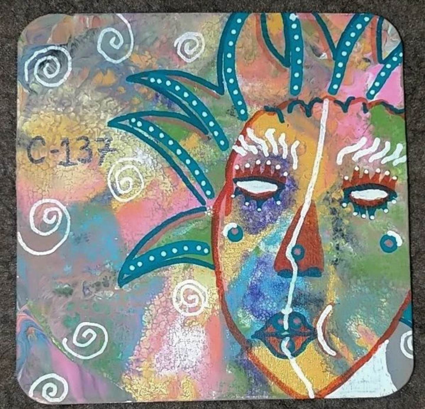 "C-137" Acrylic Painting, R&M Fanart