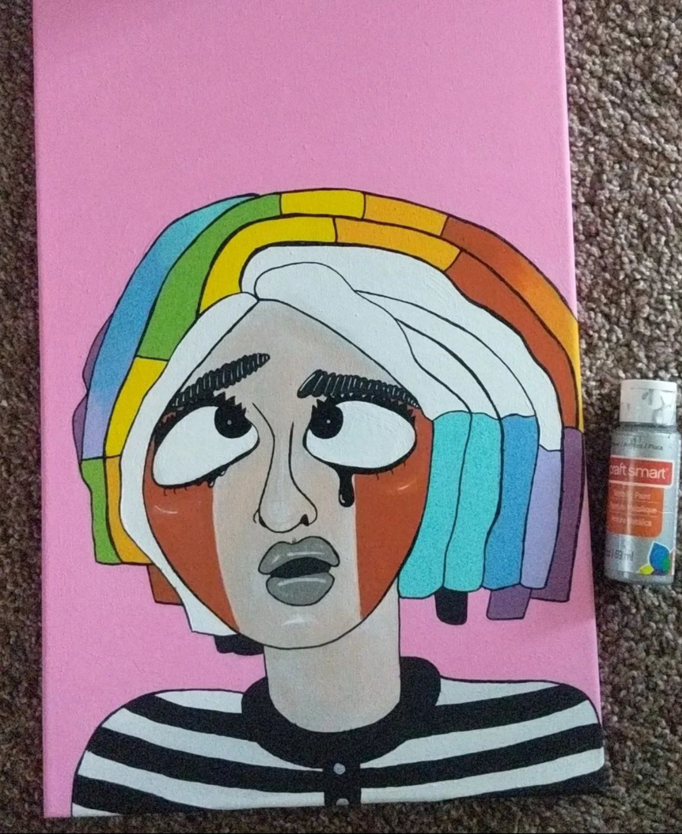 "Candace" Acrylic Painting