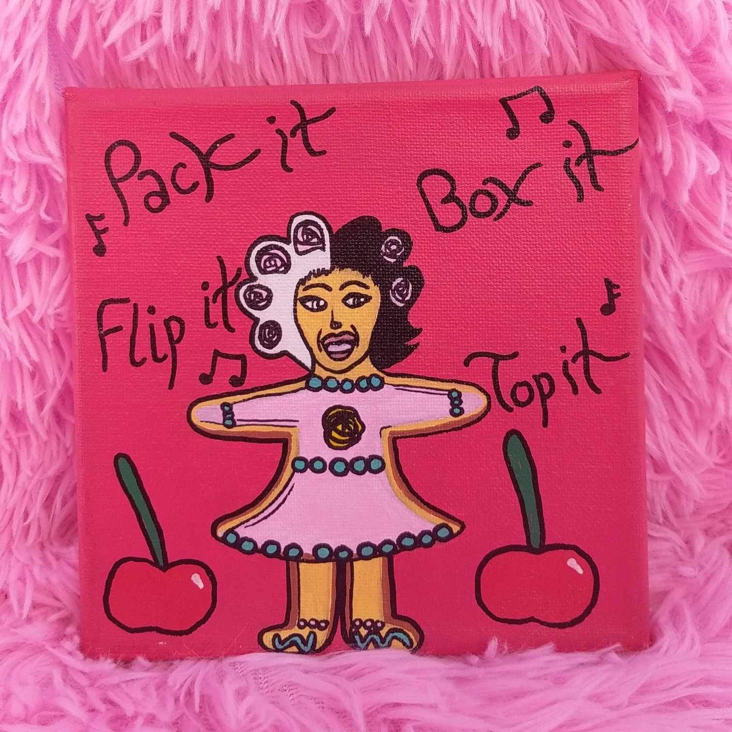 "Melanie Martinez: Cookie Form (The Bakery)" Acrylic Painting