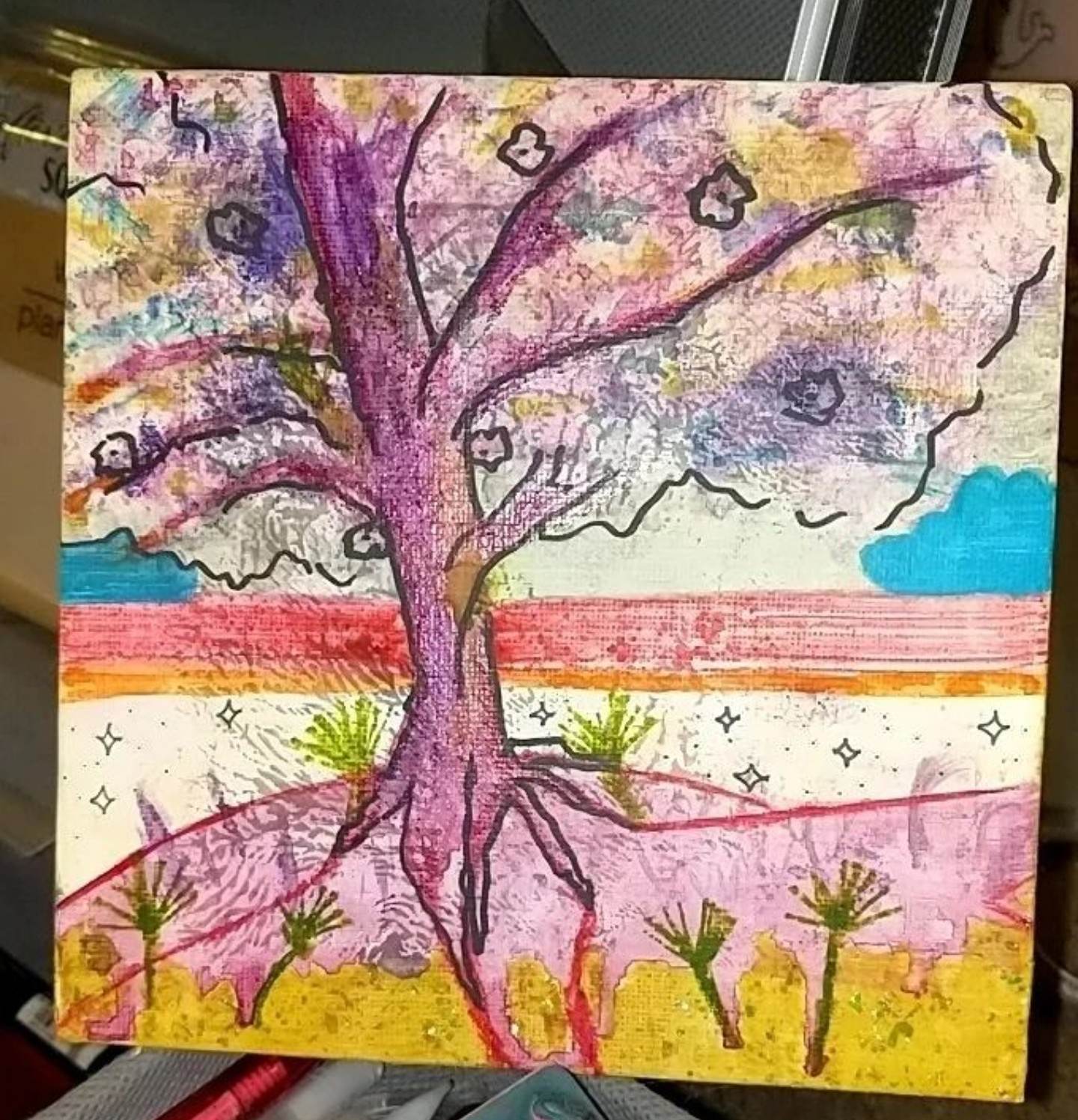 "Good Tree" Watercolor Painting