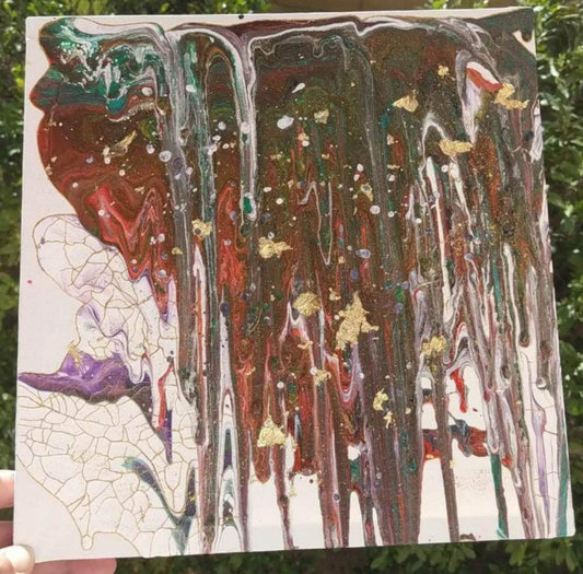 "Acid Rain" Acrylic Painting