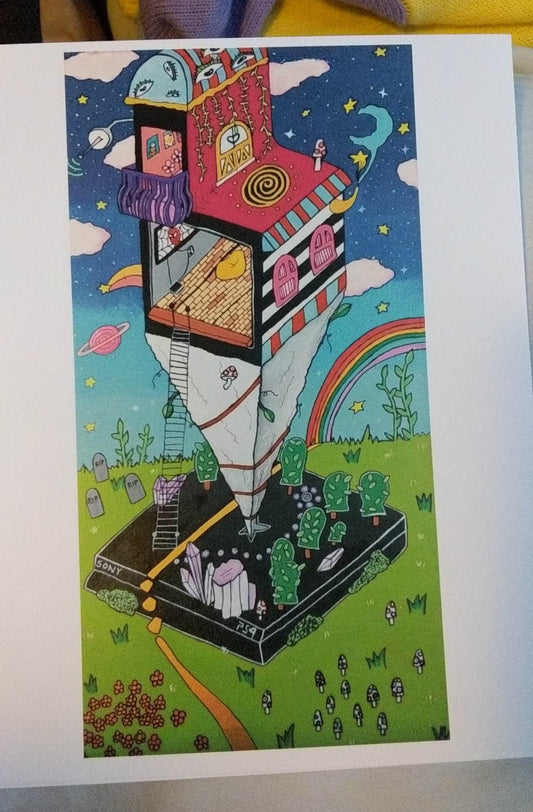 Prints: "P.S.4ever"