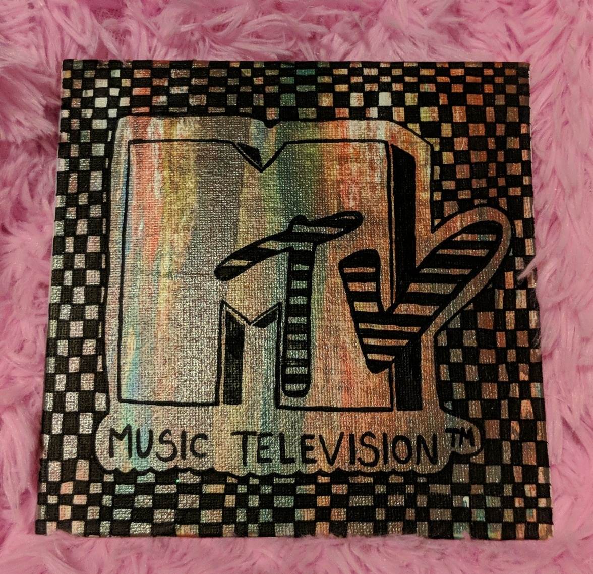 "Music Television" Acrylic Fanart Painting