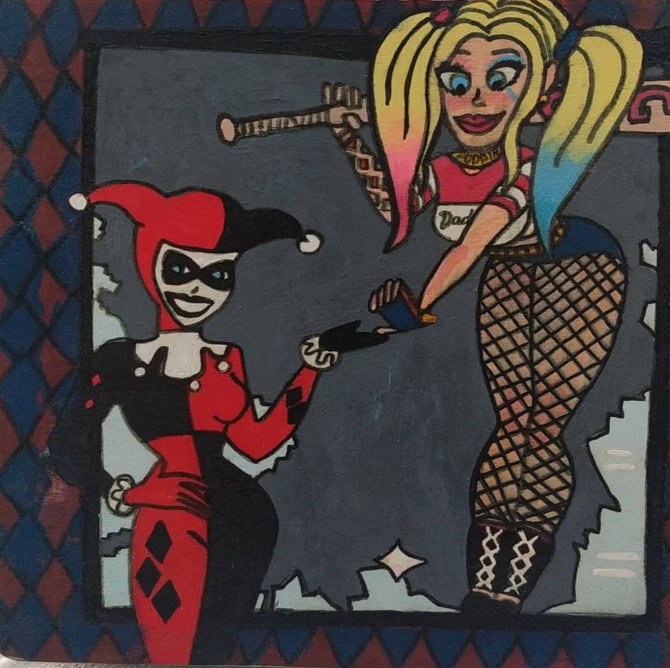 "Harley Quinn" Stash Box - sydneynovaart